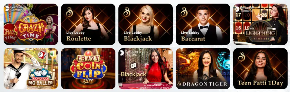 Live kasinospill BIG LUCKY CASINO