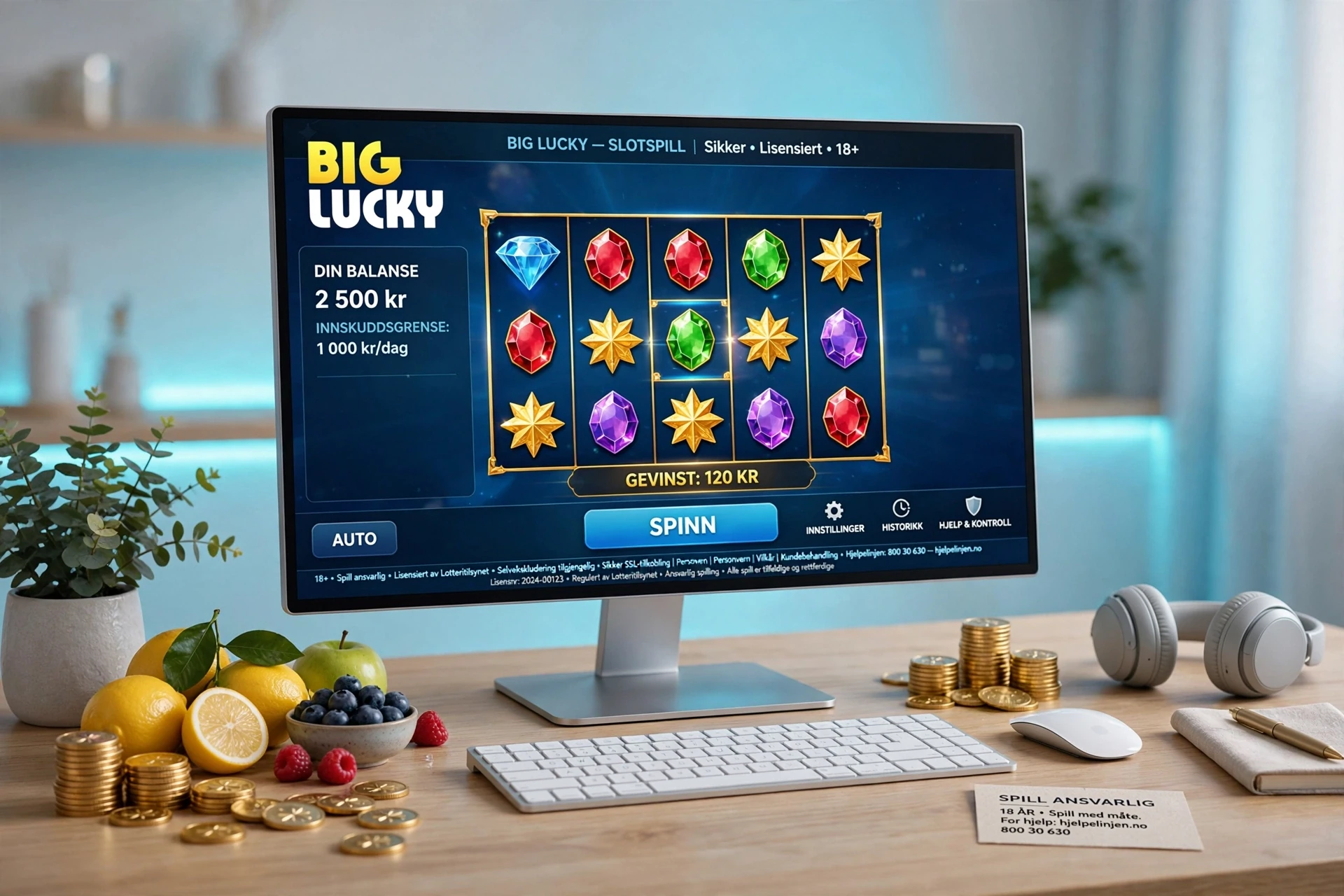 spilleautomater BIG LUCKY CASINO
