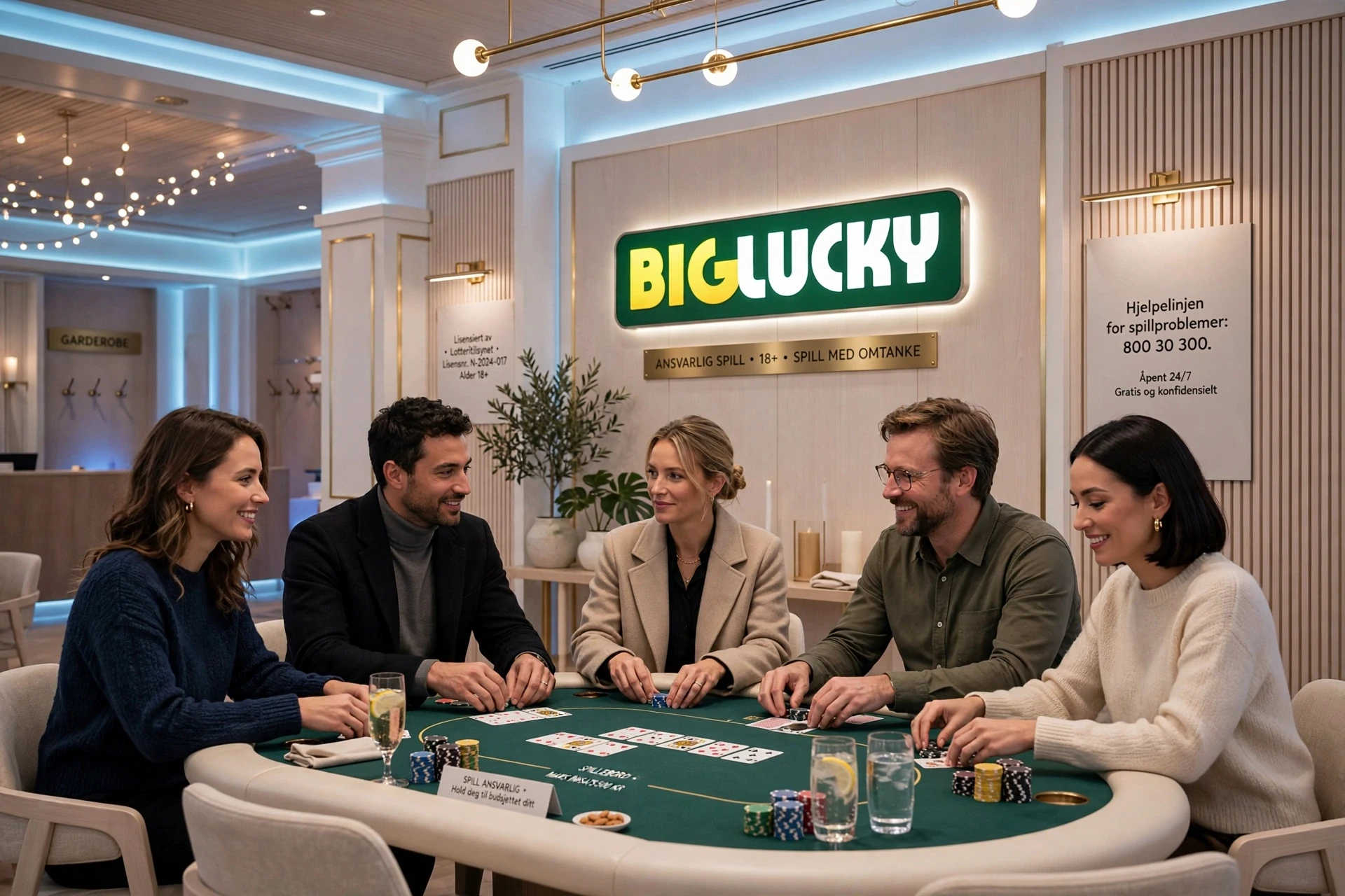 pokerturnering på BIG LUCKY CASINO