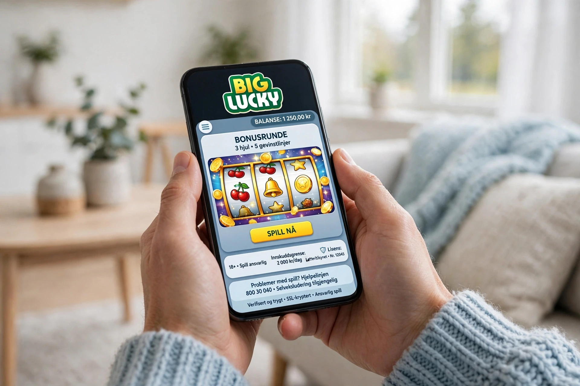 automater på mobil BIG LUCKY CASINO