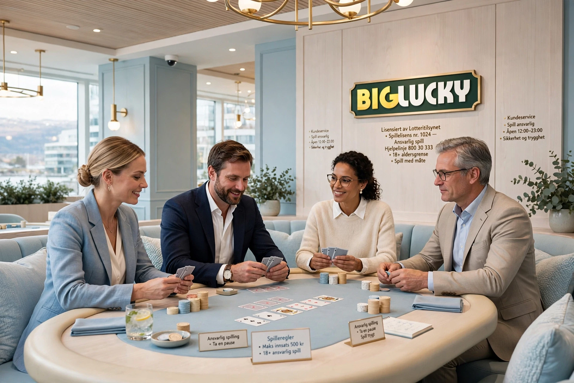 bordspill på Big Lucky Casino