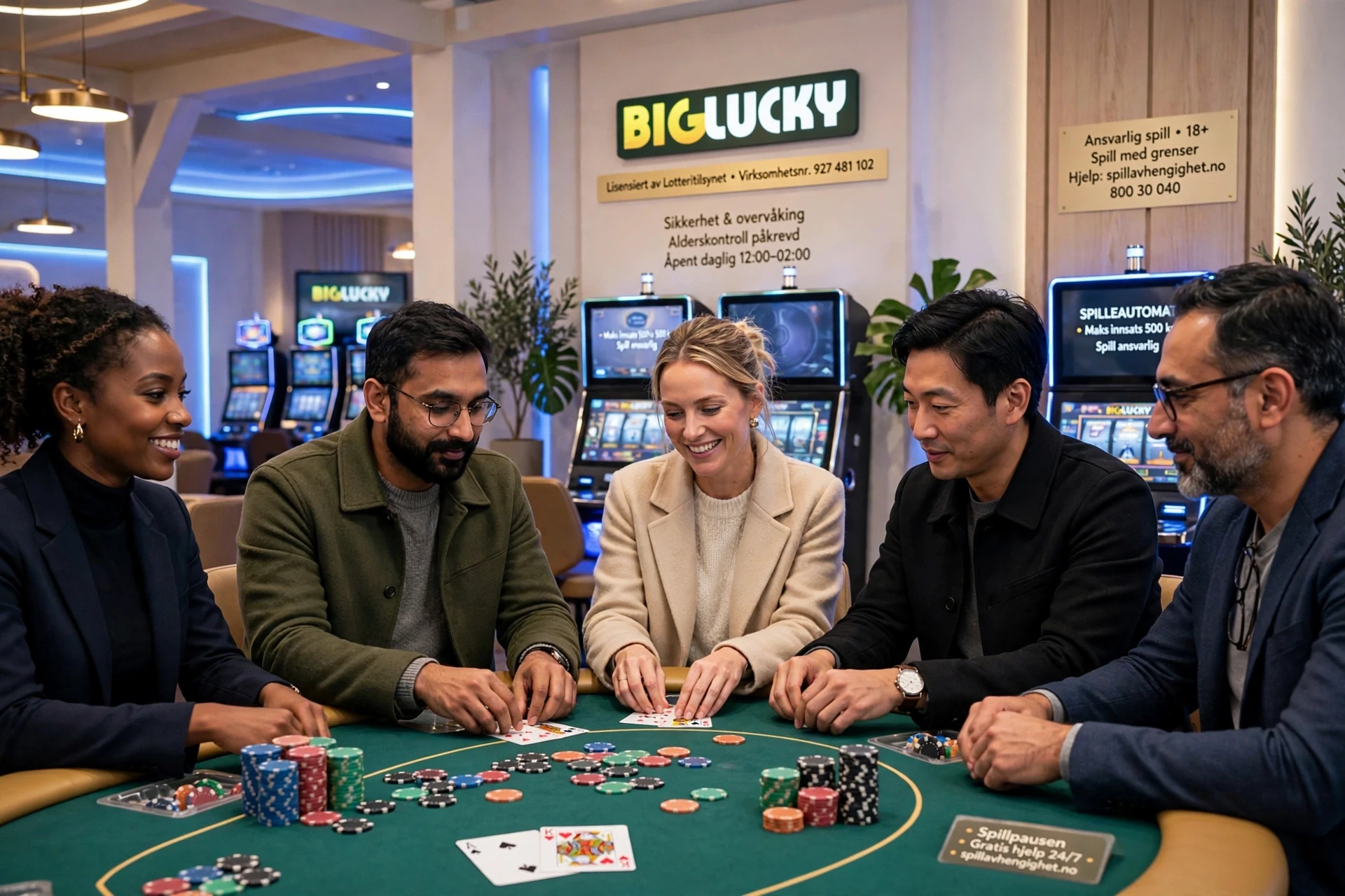 Spillets grunnprinsipper BIG LUCKY CASINO